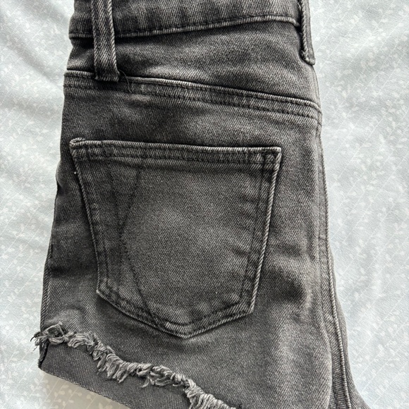 black jean shorts - Picture 3 of 3